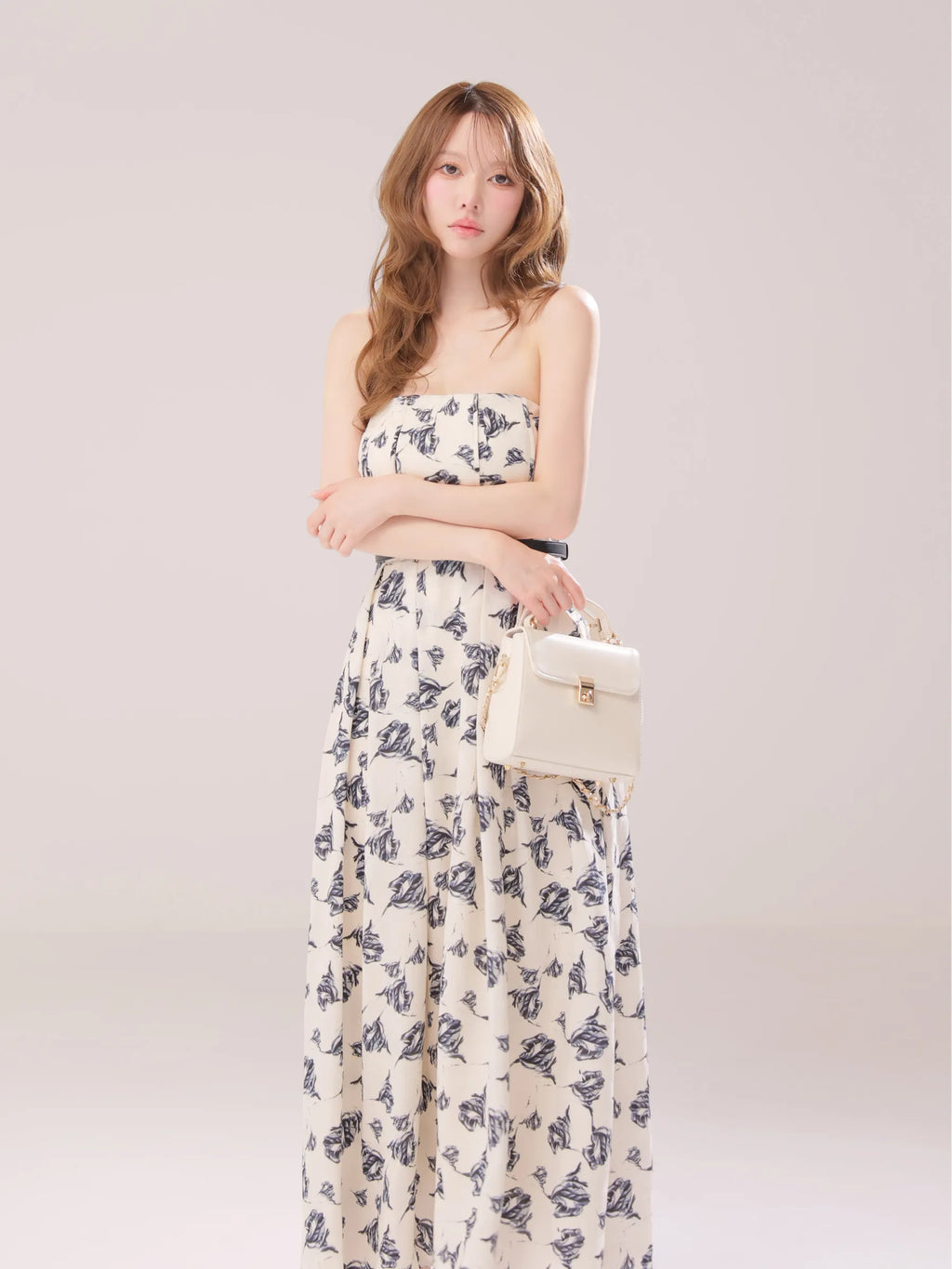 Flower bear long dress(VC4678)