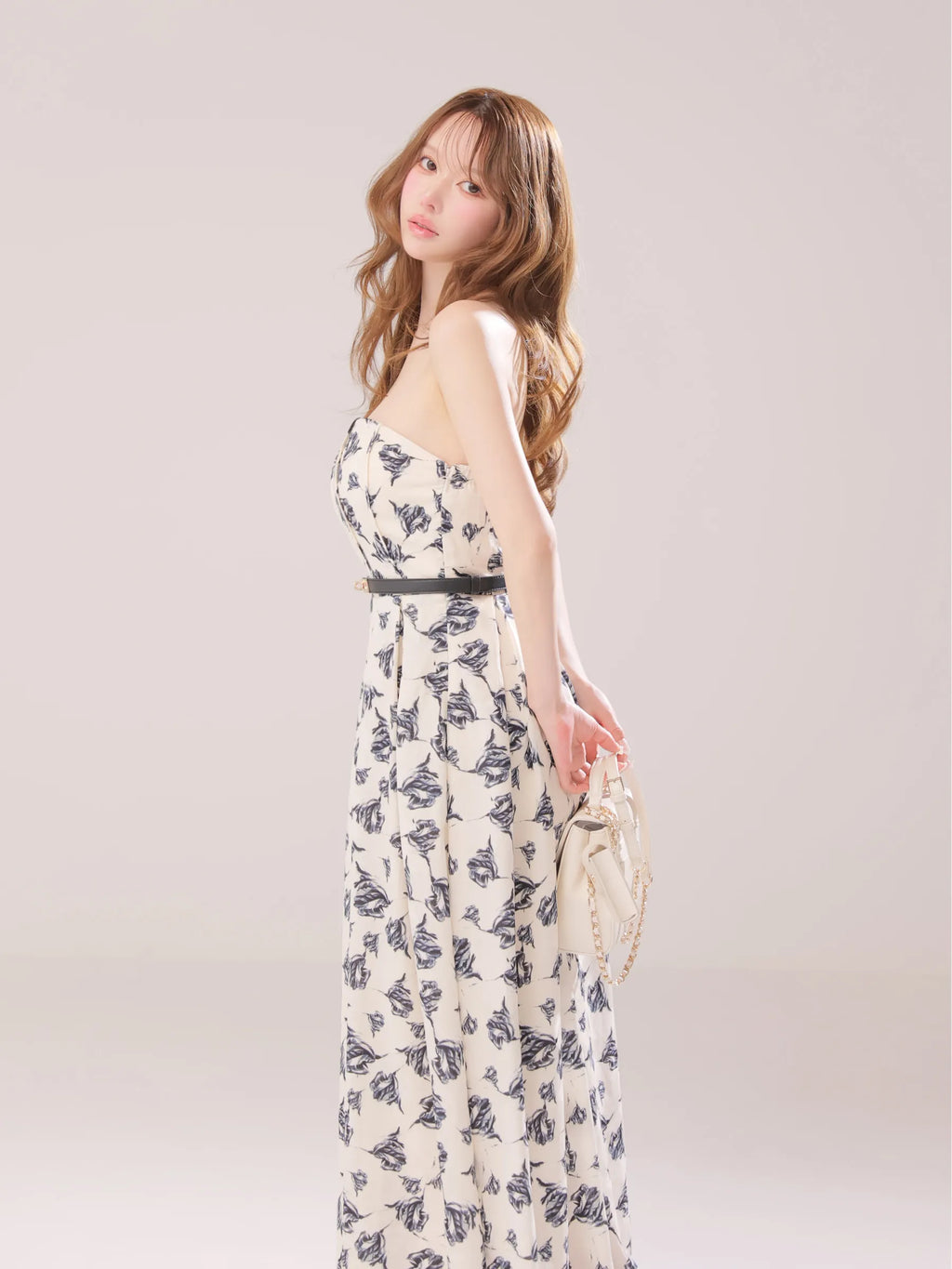 Flower bear long dress(VC4678)