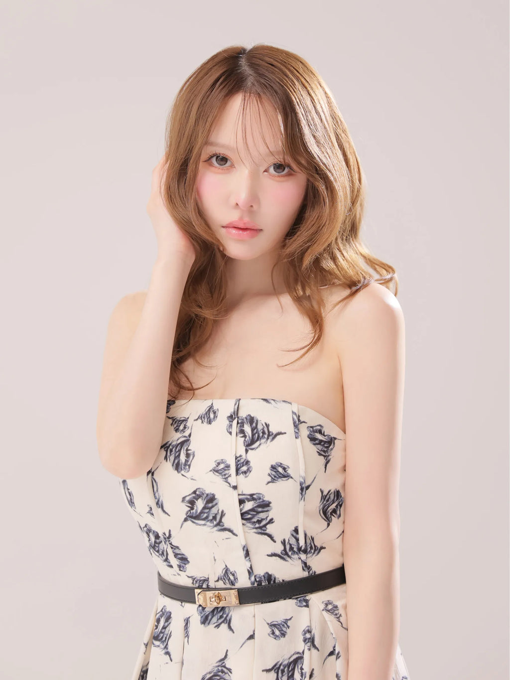 Flower bear long dress(VC4678)