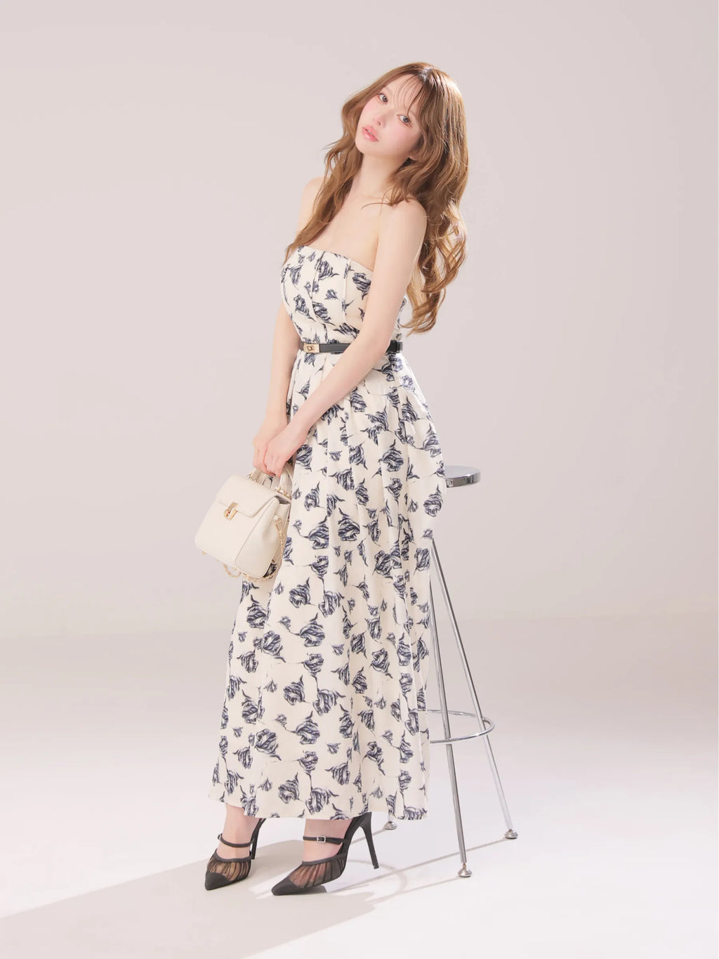 Flower bear long dress(VC4678)