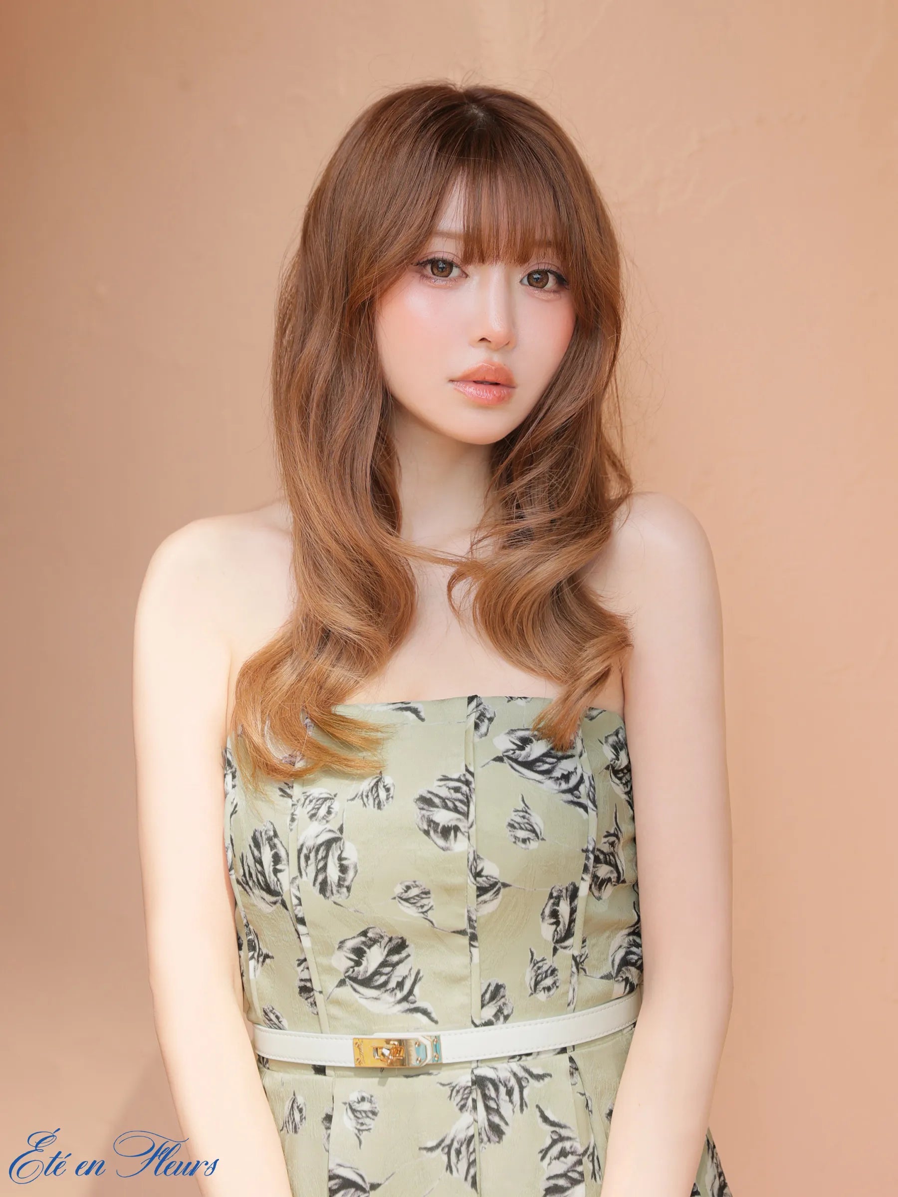 Flower bear long dress(VC4678)
