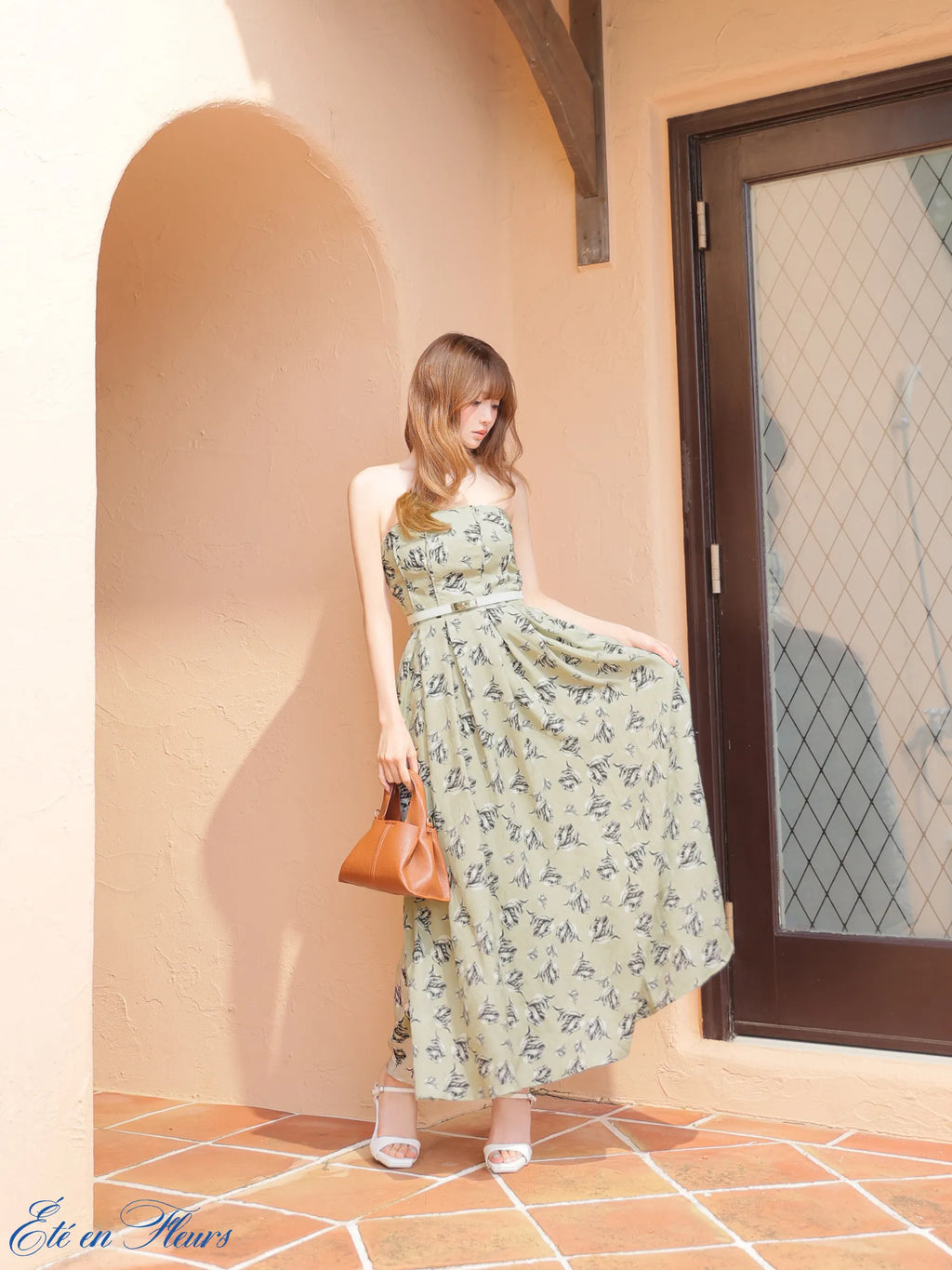 Flower bear long dress(VC4678)