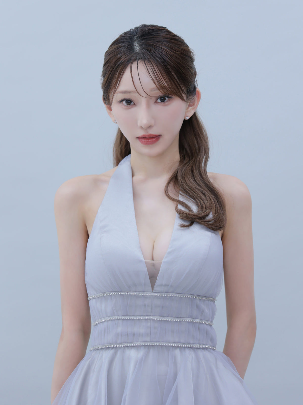 【予約】Swan Veil Dress  (anier5101)