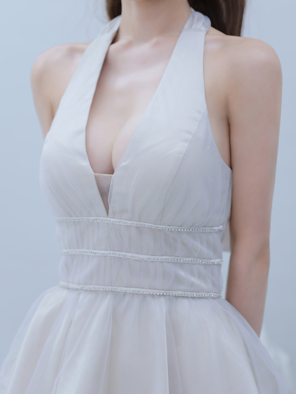【予約】Swan Veil Dress  (anier5101)