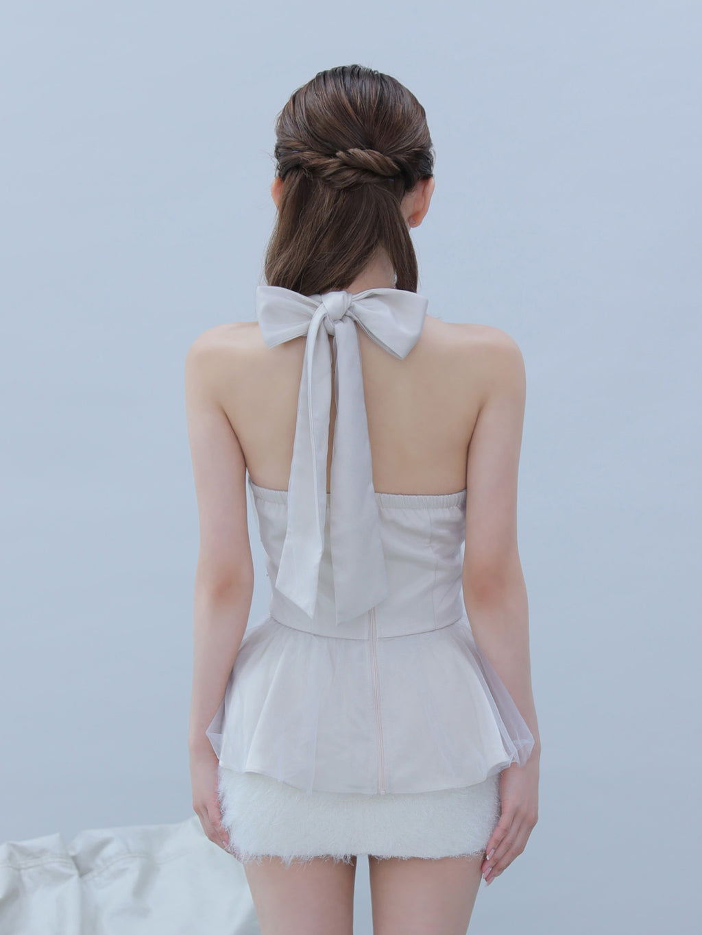 【予約】Swan Veil Dress  (anier5101)