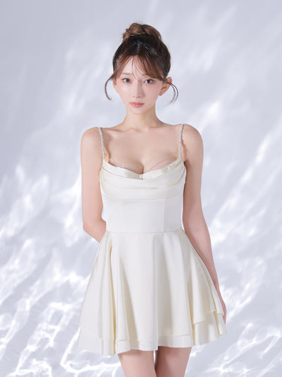 【予約】Teardrop Drape Dress  (anier5117)