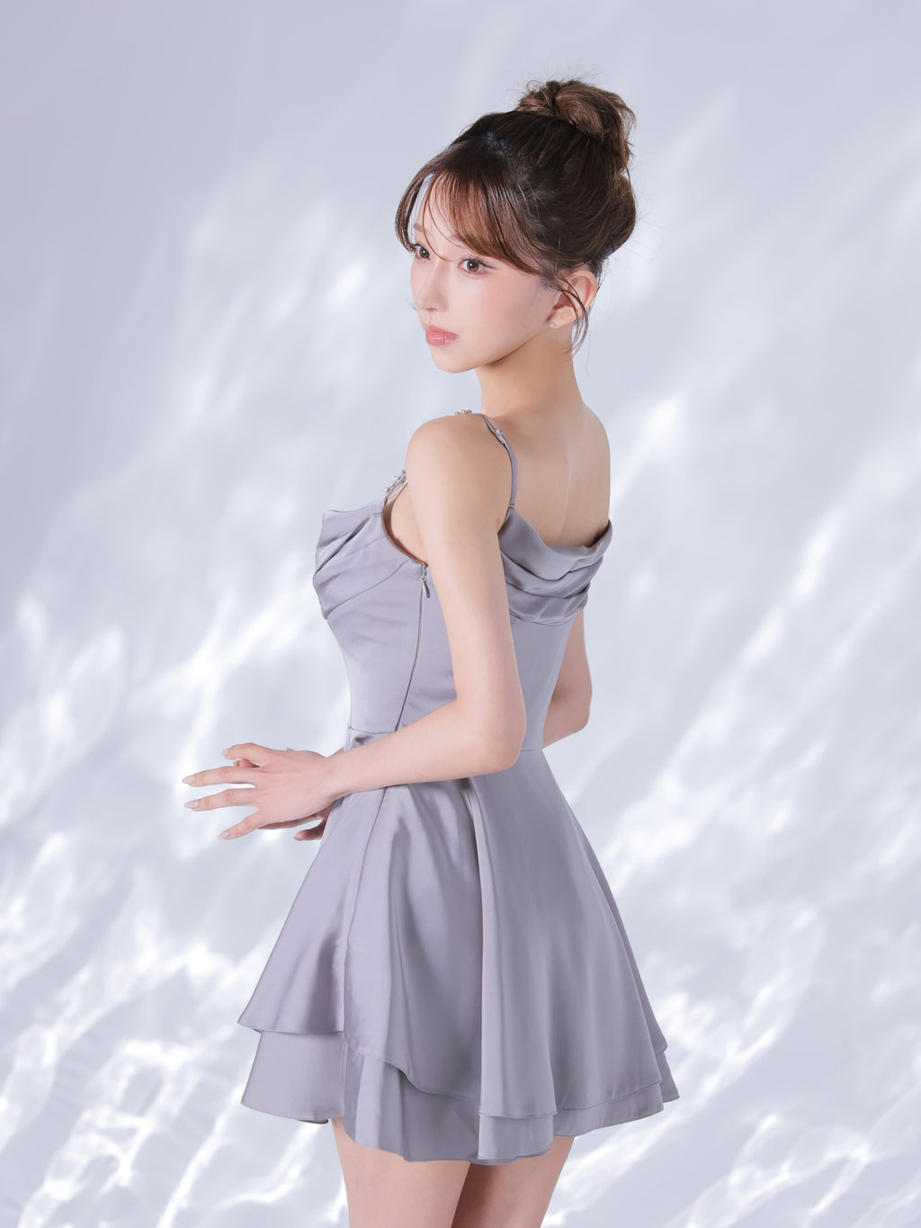 【予約】Teardrop Drape Dress  (anier5117)