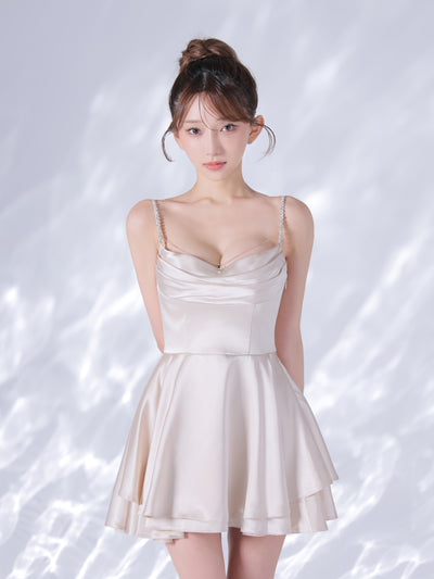 【予約】Teardrop Drape Dress  (anier5117)