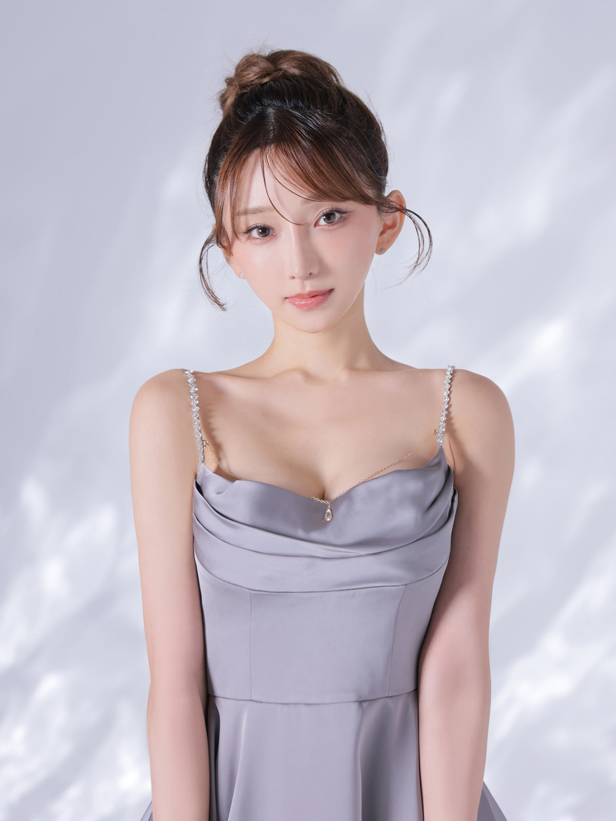 【予約】Teardrop Drape Dress  (anier5117)