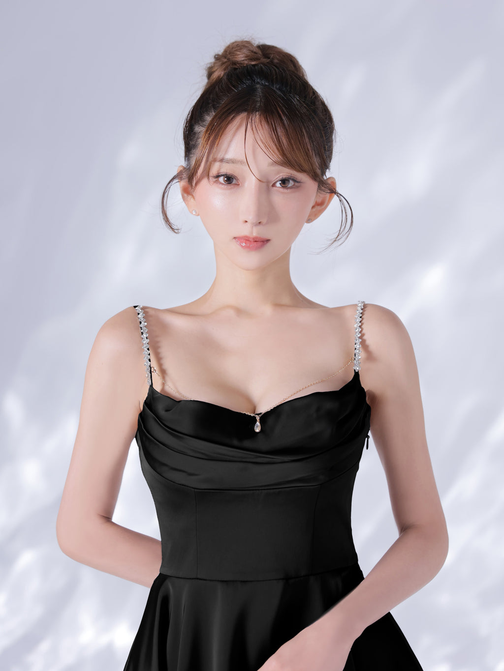 【予約】Teardrop Drape Dress  (anier5117)