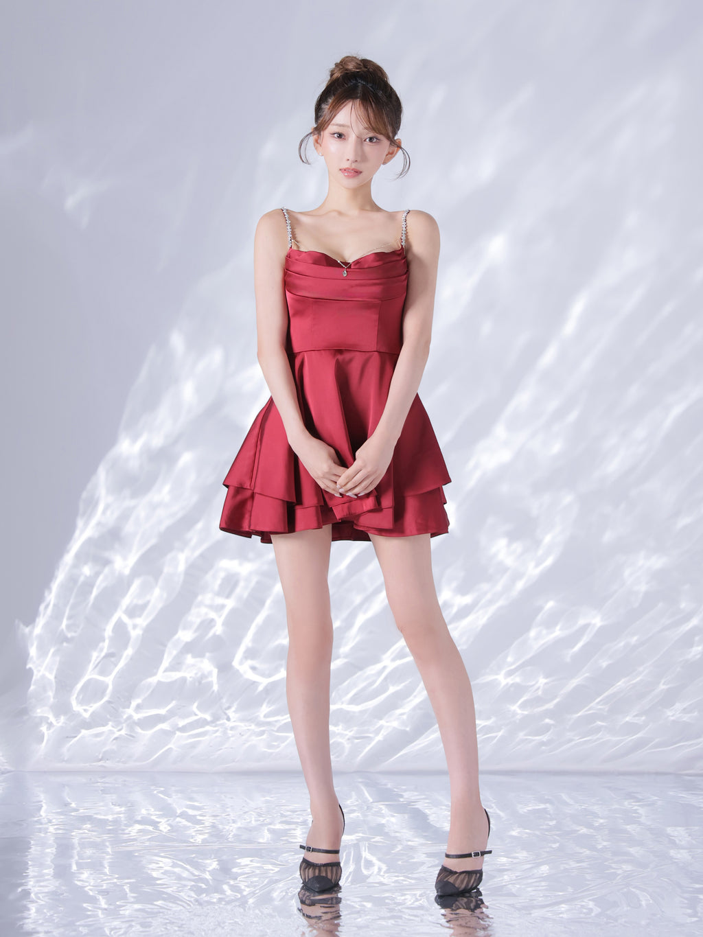 【予約】Teardrop Drape Dress  (anier5117)