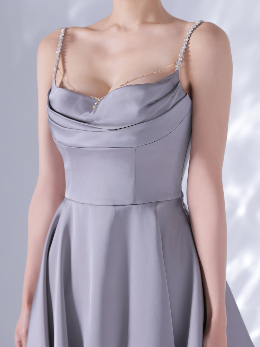 【予約】Teardrop Drape Dress  (anier5117)