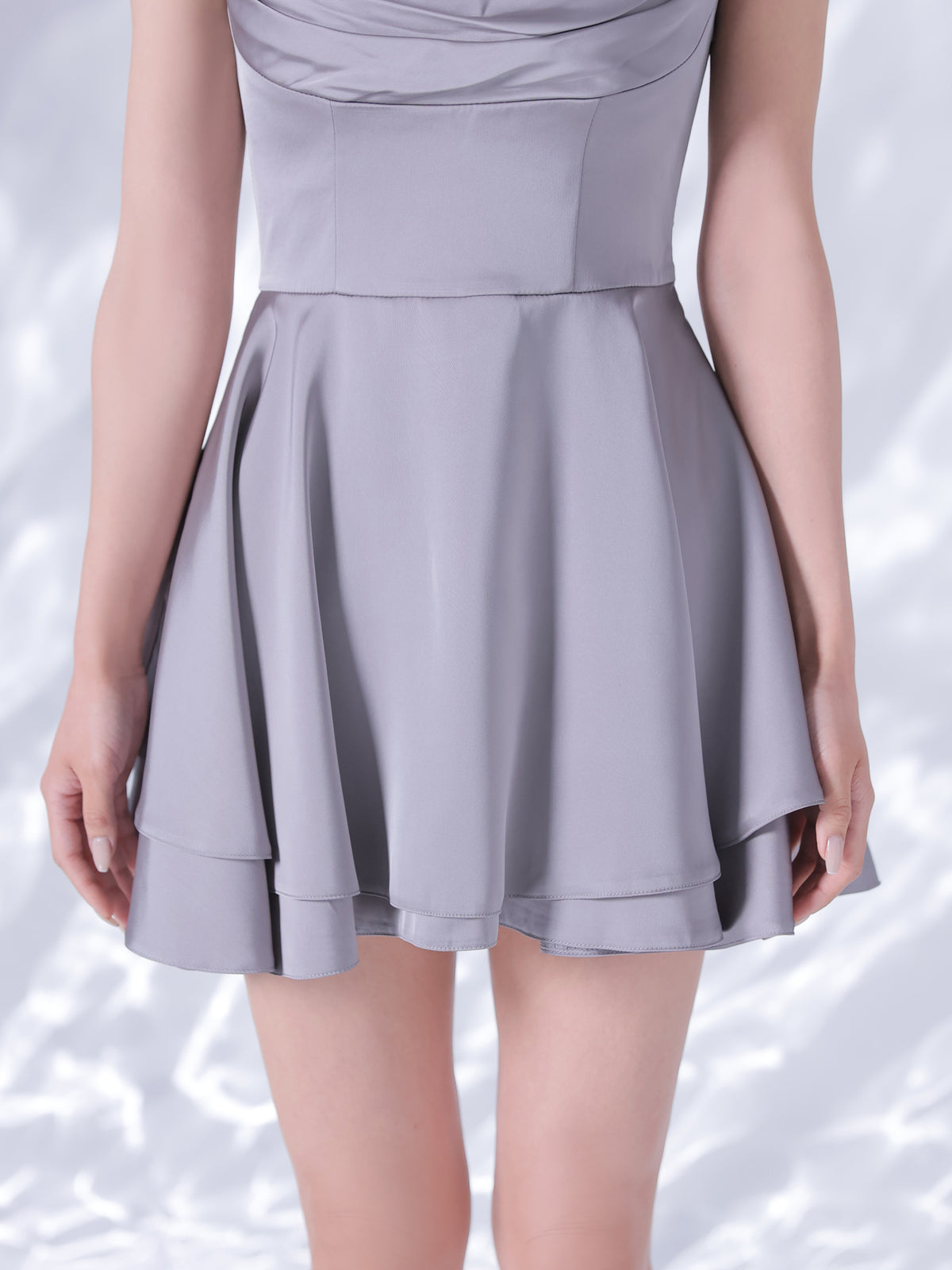 【予約】Teardrop Drape Dress  (anier5117)