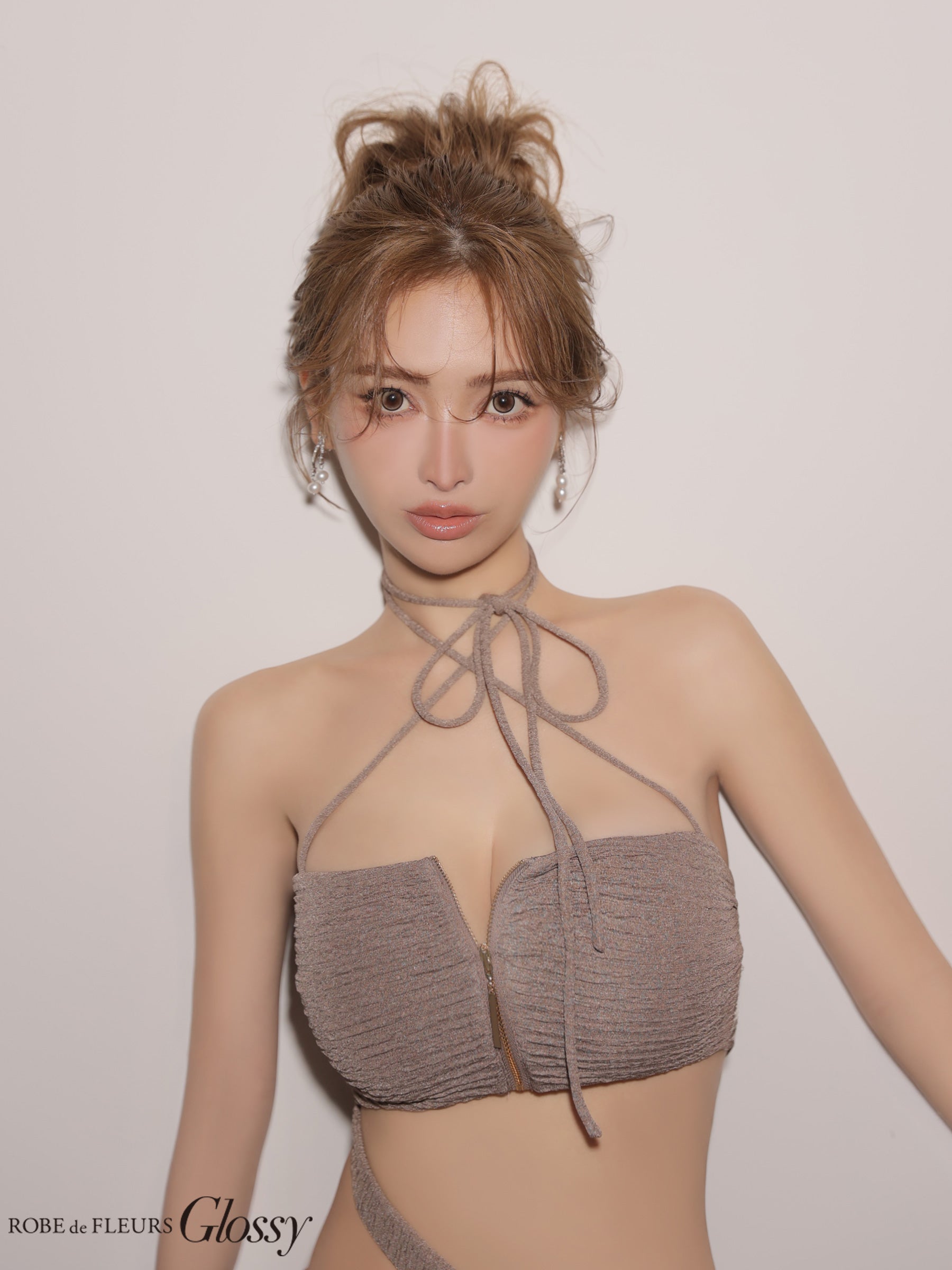 【水着】Backlace Cross Swimwear（GL5406）【返品不可】