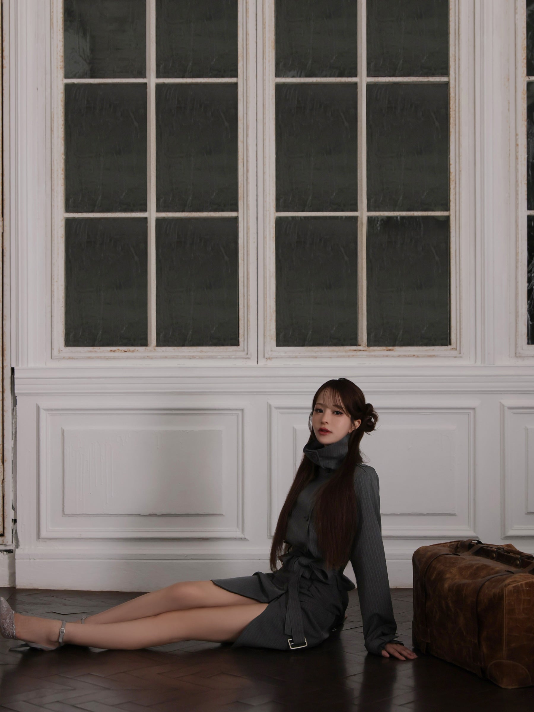 【コート単品】Ruelle de brille short trench coat (brille5416)