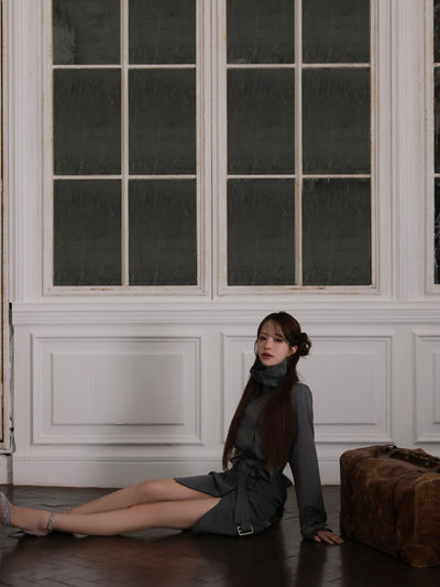 【コート単品】Ruelle de brille short trench coat (brille5416)