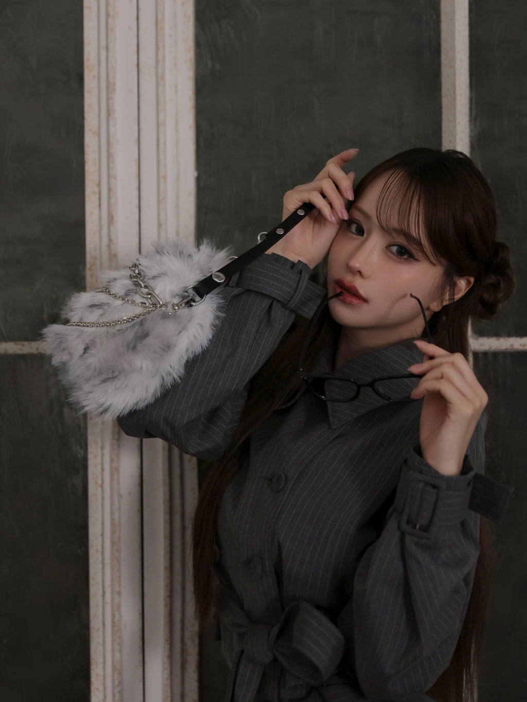 【コート単品】Ruelle de brille short trench coat (brille5416)